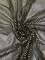 1 Yard Black Gold Mini Sequin Mesh Fabric Polyester Sparkle Confetti Tulle 42″ Wide